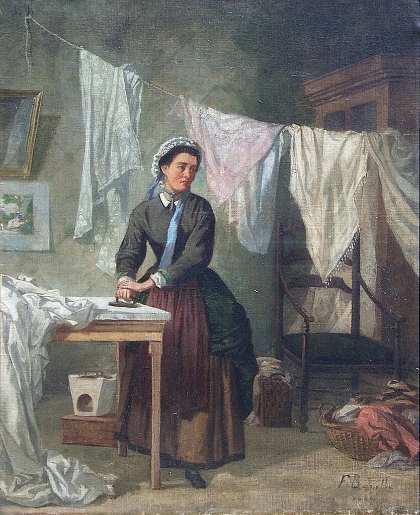 Jean - Frédéric Bazille, La stiratrice